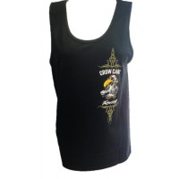Crow Cams Garage Scene Singlet