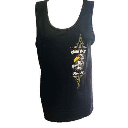 Crow Cams Garage Scene Singlet